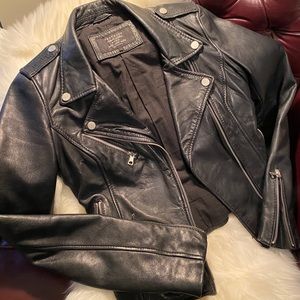 Authentic Leather Jacket by Trafaluc